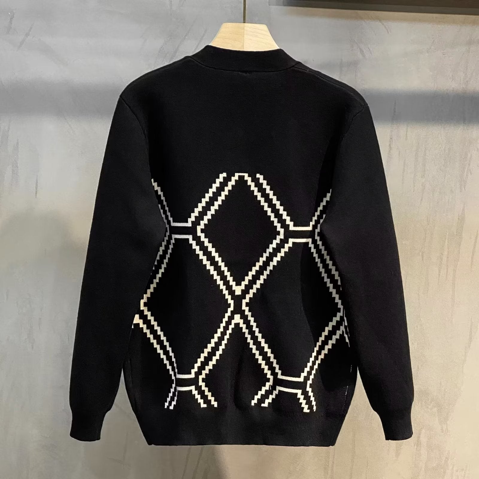 Men's Coat Light Luxury British Slim Sweater