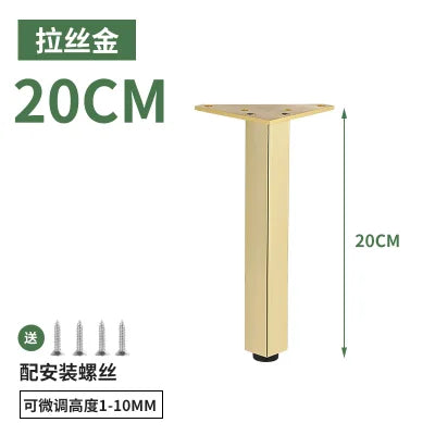 4PCS Adjustable Furniture Legs Metal Supporting Foot for Coffee Table Cabinet Chair Sofa Bed Furniture Hardware Feet Accessories