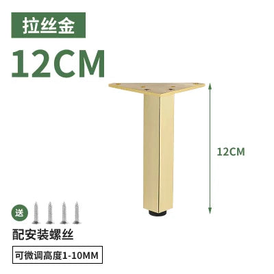 4PCS Adjustable Furniture Legs Metal Supporting Foot for Coffee Table Cabinet Chair Sofa Bed Furniture Hardware Feet Accessories