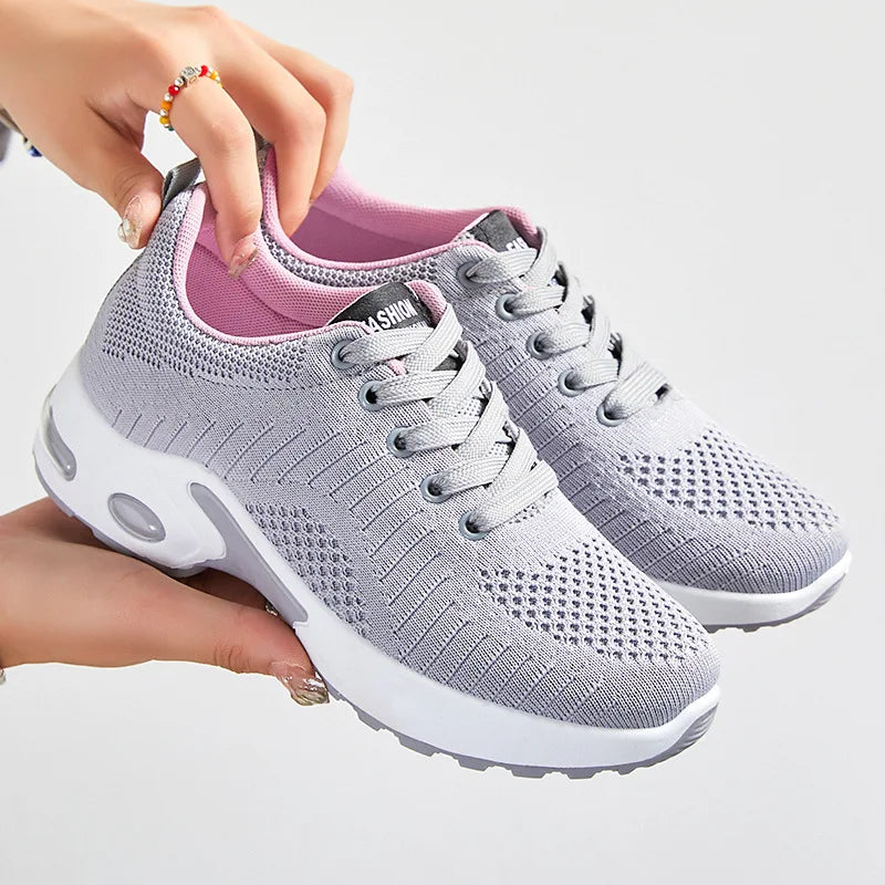 2025 Spring women's shoes large size running shoes Casual air cushion sports shoes sneakers
