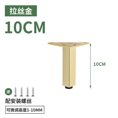 4PCS Adjustable Furniture Legs Metal Supporting Foot for Coffee Table Cabinet Chair Sofa Bed Furniture Hardware Feet Accessories