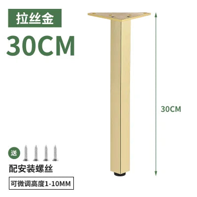 4PCS Adjustable Furniture Legs Metal Supporting Foot for Coffee Table Cabinet Chair Sofa Bed Furniture Hardware Feet Accessories