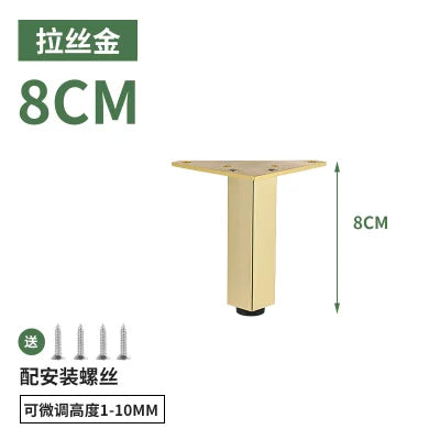 4PCS Adjustable Furniture Legs Metal Supporting Foot for Coffee Table Cabinet Chair Sofa Bed Furniture Hardware Feet Accessories