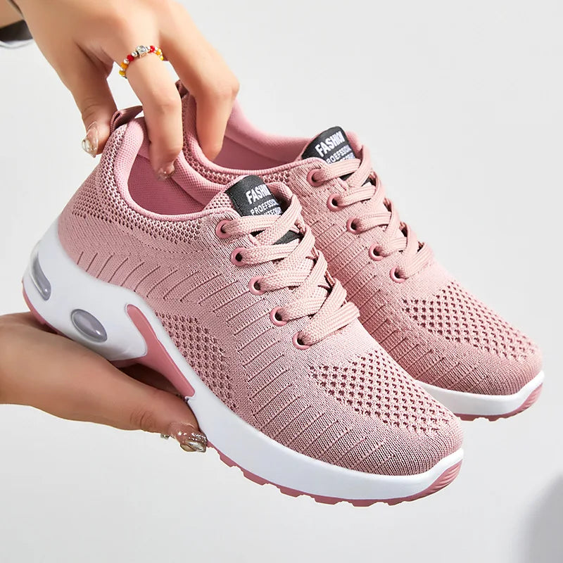 2025 Spring women's shoes large size running shoes Casual air cushion sports shoes sneakers