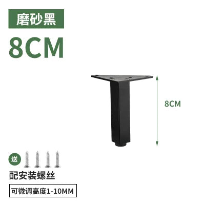 4PCS Adjustable Furniture Legs Metal Supporting Foot for Coffee Table Cabinet Chair Sofa Bed Furniture Hardware Feet Accessories