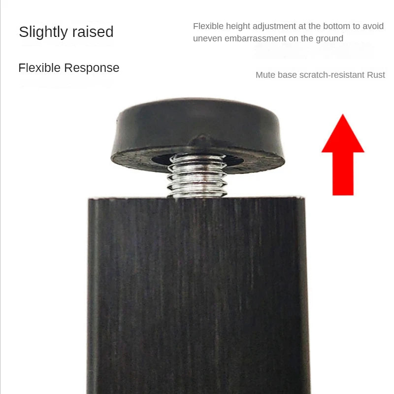 4PCS Adjustable Furniture Legs Metal Supporting Foot for Coffee Table Cabinet Chair Sofa Bed Furniture Hardware Feet Accessories