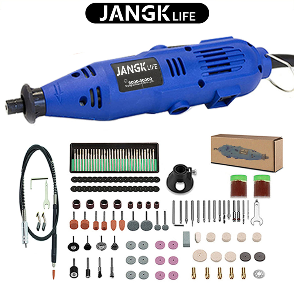 110V 220V Power Tools Electric Mini Drill  Grinder Engraver Polisher with Rotary Tools Set Kit